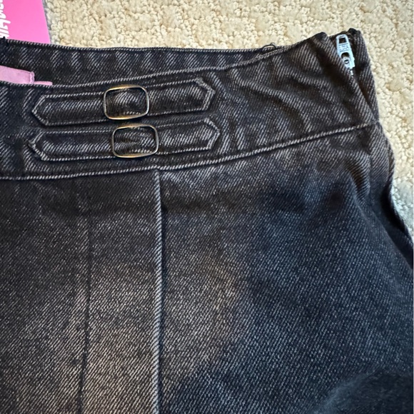 Edikted Asymmetric Denim Wrap Skort.  NWT - Picture 8 of 10